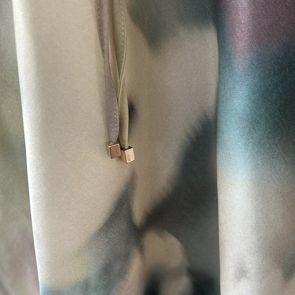 Zara Watercolour Print Skirt - Picture 8 of 8